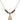 Saint Ronan Birthstone Necklace | 1/2 inch | 4mm Beads  Garnet 14kt Gold Filled