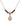 Saint Ronan Birthstone Necklace | 1/2 inch | 4mm Beads  Garnet 14kt Gold Filled