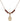 Saint Malachy O'More Birthstone Necklace | 1/2 inch | 4mm Beads  Garnet 14kt Gold Filled