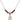 Saint Odilia Birthstone Necklace | 1/2 inch | 4mm Beads  Garnet 14kt Gold Filled