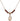 Saint Odilia Birthstone Necklace | 1/2 inch | 4mm Beads  Garnet 14kt Gold Filled