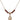 Saint Columbanus Birthstone Necklace | 1/2 inch | 4mm Beads  Garnet 14kt Gold Filled