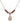 Saint Columbanus Birthstone Necklace | 1/2 inch | 4mm Beads  Garnet 14kt Gold Filled
