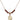 Saint Edburga of Winchester Birthstone Necklace | 1/2 inch | 4mm Beads  Garnet 14kt Gold Filled