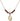 Saint Edburga of Winchester Birthstone Necklace | 1/2 inch | 4mm Beads  Garnet 14kt Gold Filled