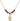 Saint Cornelius Birthstone Necklace | 1/2 inch | 4mm Beads  Garnet 14kt Gold Filled