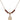 Saint Luigi Orione Birthstone Necklace | 1/2 inch | 4mm Beads  Garnet 14kt Gold Filled