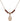 Saint Luigi Orione Birthstone Necklace | 1/2 inch | 4mm Beads  Garnet 14kt Gold Filled