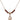 Saint Hannibal Birthstone Necklace | 1/2 inch | 4mm Beads  Garnet 14kt Gold Filled