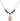 Saint Hannibal Birthstone Necklace | 1/2 inch | 4mm Beads  Garnet 14kt Gold Filled