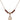 Saint Arnold Janssen Birthstone Necklace | 1/2 inch | 4mm Beads  Garnet 14kt Gold Filled