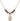 Saint Arnold Janssen Birthstone Necklace | 1/2 inch | 4mm Beads  Garnet 14kt Gold Filled