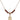 Saint Matthias the Apostle Birthstone Necklace | 1/2 inch | 4mm Beads  Garnet 14kt Gold Filled