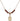 Saint Matthias the Apostle Birthstone Necklace | 1/2 inch | 4mm Beads  Garnet 14kt Gold Filled