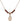Saint Edmund Campion Birthstone Necklace | 1/2 inch | 4mm Beads  Garnet 14kt Gold Filled