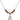 Saint Nimatullah Birthstone Necklace | 1/2 inch | 4mm Beads  Garnet 14kt Gold Filled