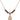 Saint Clement Birthstone Necklace | 1/2 inch | 4mm Beads  Garnet 14kt Gold Filled