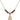 Saint Anselm of Canterbury Birthstone Necklace | 1/2 inch | 4mm Beads  Garnet 14kt Gold Filled