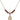 Saint Thomas A Becket Birthstone Necklace | 1/2 inch | 4mm Beads  Garnet 14kt Gold Filled