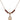 Virgin of the Globe Birthstone Necklace | 1/2 inch | 4mm Beads  Garnet 14kt Gold Filled