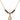 Our Lady of Tears Birthstone Necklace | 1/2 inch | 4mm Beads  Garnet 14kt Gold Filled