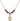 Saint Giles Birthstone Necklace | 1/2 inch | 4mm Beads  Garnet 14kt Gold Filled
