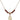 Pope Saint Eugene I Birthstone Necklace | 1/2 inch | 4mm Beads  Garnet 14kt Gold Filled