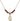 Pope Saint Eugene I Birthstone Necklace | 1/2 inch | 4mm Beads  Garnet 14kt Gold Filled