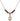 Saint Adrian of Nicomedia Birthstone Necklace | 1/2 inch | 4mm Beads  Garnet 14kt Gold Filled