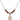 Saint Dunstan Birthstone Necklace | 1/2 inch | 4mm Beads  Garnet 14kt Gold Filled
