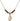 Saint Eustachius Birthstone Necklace | 1/2 inch | 4mm Beads  Garnet 14kt Gold Filled