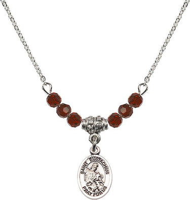 Collar de natalicio de San Eustaquio | 1/2 pulgada | Cuentas de 4 mm