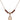 Saint John Chrysostom Birthstone Necklace | 1/2 inch | 4mm Beads  Garnet 14kt Gold Filled