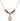 Saint John Chrysostom Birthstone Necklace | 1/2 inch | 4mm Beads  Garnet 14kt Gold Filled