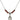 Saint Josephine Bakhita Birthstone Necklace | 1/2 inch | 4mm Beads  Garnet Sterling Silver