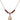 Saint Josemaria Escriva Birthstone Necklace | 1/2 inch | 4mm Beads  Garnet 14kt Gold Filled