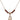Saint Fina Birthstone Necklace | 1/2 inch | 4mm Beads  Garnet 14kt Gold Filled
