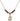 Saint Kieran Birthstone Necklace | 1/2 inch | 4mm Beads  Garnet 14kt Gold Filled