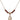 Saint Simon the Apostle Birthstone Necklace | 1/2 inch | 4mm Beads  Garnet 14kt Gold Filled