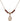 Saint Simon the Apostle Birthstone Necklace | 1/2 inch | 4mm Beads  Garnet 14kt Gold Filled