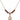 Saint Honorius of Amiens Birthstone Necklace | 1/2 inch | 4mm Beads  Garnet 14kt Gold Filled