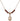 Saint Honorius of Amiens Birthstone Necklace | 1/2 inch | 4mm Beads  Garnet 14kt Gold Filled