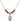 Saint Marina Birthstone Necklace | 1/2 inch | 4mm Beads  Garnet 14kt Gold Filled