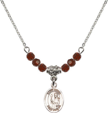 Saint Regis Birthstone Necklace | 1/2 inch | 4mm Beads