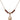 Saint Aidan of Lindesfarne Birthstone Necklace | 1/2 inch | 4mm Beads  Garnet 14kt Gold Filled