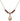 Saint Aidan of Lindesfarne Birthstone Necklace | 1/2 inch | 4mm Beads  Garnet 14kt Gold Filled