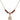 Our Lady of Assumption Birthstone Necklace | 1/2 inch | 4mm Beads  Garnet 14kt Gold Filled
