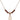 Blessed Emilee Doultremont Birthstone Necklace | 1/2 inch | 4mm Beads  Garnet 14kt Gold Filled