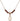 Blessed Emilee Doultremont Birthstone Necklace | 1/2 inch | 4mm Beads  Garnet 14kt Gold Filled