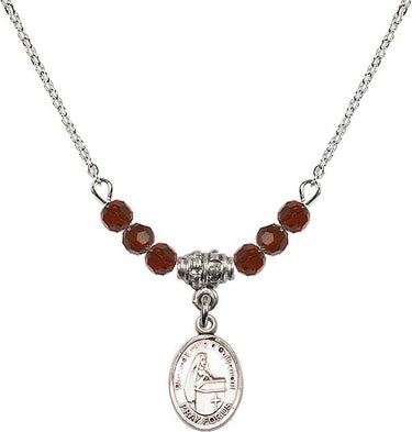 Blessed Emilee Doultremont Birthstone Necklace | 1/2 inch